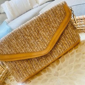 Straw Clutch Women’s Handbag